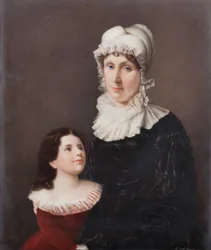 Lucretia Elizabeth Hanneby (Morgan) and Judith Livingston